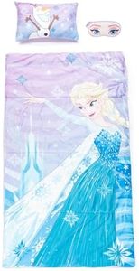 Jay Franco Disney Frozen Let It Go 3 Piece Plush Sleepover Set