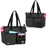 Trunab Portable Teacher Work Bag, Teacher Utility Tote Bag with Multiple Pockets and Padded Laptop Sleeve, Ideal for Work, Travel, Office, Business, Patented Design