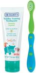 Nuby All Natural Toddler Toothpaste with Citroganix with Toothbrush, Blue/Green