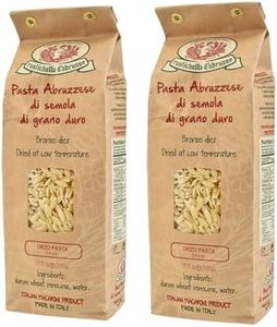 Rustichella d'Abruzzo Orzo Pasta (Pack of 2)- 500g Classic Durum Wheat Small Pasta - Perfect for Soups and Salads - Cooks in 6-8 Minutes - Authentic Italian Flavor