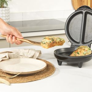 Salter Dual Omelette Maker – Non-Stick Double Egg Cooker, Deep Fill, 750W