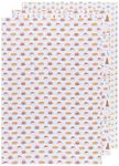 Now Designs Bakers Flour Cake Walk Tea Towels, 3 CT