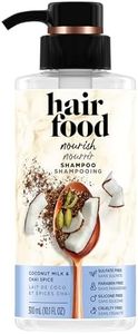Hair Food Coconut & Chai Spice Sulfate Free Shampoo, 300 mL, Dye Free Nourishment