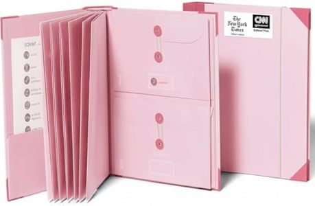 Savor | The Folio Document Organizer™ | Custom Dyed Cloth Bound Expanding File Folder for Important Papers, Emergency Binder, Birth Certificates, Social Security Cards, Passports, Photos, and Letters…