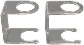 2 PCS Baseball Bat Display Case, Acrylic Baseball Holder with Dual Protection Design, Vertical Bat and Baseball Holder Wall Mount, Baseball Bat Hanger Holder for Baseball Display