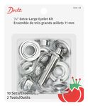 Dritz 660-65 Extra Large Eyelet Kit - Nickel