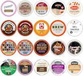 Perfect samplers Variety Pack Sampler, Assorted Single Serve Pods for Keurig K Cups Makers, 20 Count