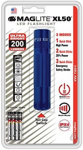 Maglite Men's XL50 LED Blisterpack Flashlight-Blue