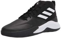 adidas Men's Ownthegame Running Shoe, Black/White/Black, 6.5