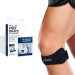 Dr. Arthritis Doctor Developed Patella Tendon Strap/Knee Strap/Brace And Handbook —Patellar Tendonitis (Jumper’s Knee), Pfps (Runner’s Knee), Itbs, Chondromalacia, Patellar Tracking (Black, Single)