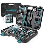 Sundpey Home Tool Kit 257PCs - Portable Complete General Household Essentials Repair Hand DIY Tool Set - All Purpose Tools for Men Women & Handyman & College Students & Beginner with Storage Case