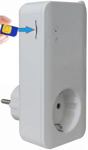 Prise GSM/2G/4G pour domotique intelligente (pour carte SIM mobile), prise T4-GSM-4G programmable avec capteur de température et commande à distance via SMS/APP/appel