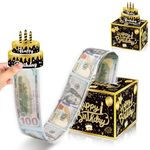 Happy Birthday Surprise Money Box for Cash Gifts Pull Money Cake Creative Ways to Gift Money Presentation Box for Cash Gifts Birthday, DIY Money Gift Ideas Funny Money Box Money Holders for Cash Gifts