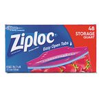 Ziploc Easy Open, Storage Quart 48 Count