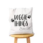 WCGXKO Dog Lover Gift Doggie Things Paws Off Cute Doggie Things Tote Bag Dog Toys Tote Bag (Doggie Things CA)