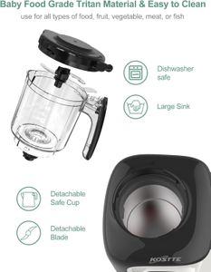 KOSTTE Baby Food Maker – Steamer & Blender for Homemade Purees