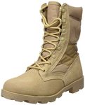 Mil-Tec US Army Desert, Combat Jungle Patrol, Men's Boots, tan Suede, Leather Khaki