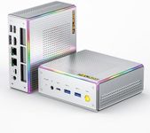 PELADN H04 Gaming Mini PC - AMD Ryzen 7 8845HS Mini Computers, 32GB Dual DDR5 5600MHz, 512GB PCIe4.0 SSD, AMD Radeon 780M, Mini Desktop Computer with Dual RJ45 LAN, WiFi6, BT5.2, USB4