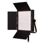 Fotodiox Pro Dimmable, Bi-Color 1024 LED Photo Video Light Kit w/Barndoor and LCD Touchscreen, 12V AC Adapter & Yoke Bracket