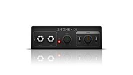 IK Multimedia Z-Tone DI Instrument preamp, Direct Box with Active/Passive Pickups selector, switchable Pure/JFET Channels, and Ground Lift for use as a reamp Box