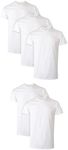 Hanes Men's Moisture-Wicking Crewneck Performance Undershirt, 5-Pack, White, XL (Pack of 5)