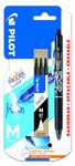 Pilot Frixion Clicker Erasable Retractable Rollerball 0.7 mm Tip Pen with Three Refills - Black, Single Pen