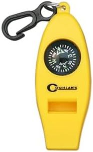 Coghlan's Four Function Whistle for Kids - Emergency, Safety, and Signal Tool for Camping, Hiking, and Outdoor Adventures - Includes Compass, Thermometer, and Signal Mirror