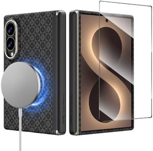 BENKS for Samsung Galaxy Z Fold 8 Case with Screen Protector, MagSafe Compatible Kevlar Case with Hinge Protection, Magnetic 3-in-1 Slim Protection Set, ArmorGrid Air Grand Combo