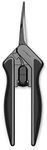 AC Infinity 6.6” Stainless Steel Curved Pruning Shear, Lightweight Ergonomic Design, Curved Precision Blades with Nonstick Titanium Coating for Gardening, Hydroponics, Grow Tents