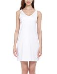 MANCYFIT Womens Full Slip Tank Top Dress Slip Sleeveless Under Dress Wide Straps White X-Large