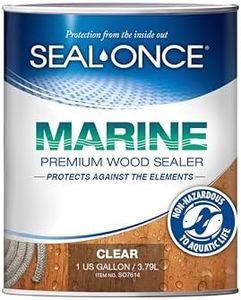 Seal-Once Marine Wood Sealer 1 Gallon Clear