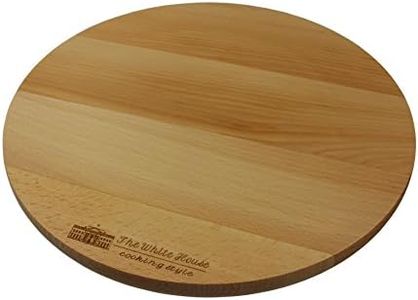 El Plato Giratorio de la Cocina de la casa Blanca Lazy Susan Beech Wood