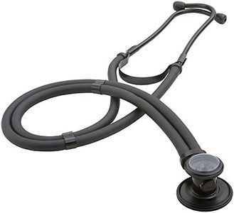 ADC 646ST Adscope Model 646 Sprague Stethoscope with 5 Interchangeable Chestpiece Options, Tactical All Black Ninja