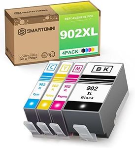 S SMARTOMNI 902XL 902 Compatible Ink Cartridge Replacement for HP 902XL (4 Pack), for use with HP OfficeJet 6958 6960 6961 6963 6964 6966 Pro 6968 6970 6971 6978 6979 (New Version)