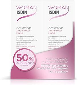 ISDIN Antiestrías Duplo Crema Para Prevenir Y Atenuar Las Estrías, Rosa, Sin Color, 250 ml (Paquete de 2)