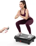 Vibration Plate Exercise Machine: TISSCARE Vibrating Plates for Lymphatic Drainage and Weight Loss, 300Lbs Capacity Full Body Power Shake Workout Platform for Home Cardio Fitness