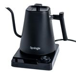 Sipologie Precision Electric Gooseneck Kettle - Fast Heating, Customizable Temperature, Keep Warm Feature, Auto Shut-Off, Stainless Steel Construction, 1200W, 1L