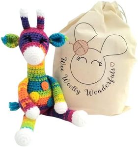 Crochet Kit Sherbet the Rainbow Giraffe - Learn to Crochet Complete Beginner Kit