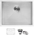 Ruvati 24" x 18" x 13" Deep Laundry Utility Sink Undermount 16 Gauge Stainless Steel - RVU6124