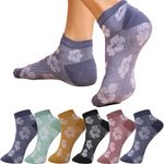 London Hills Ankle Socks for Women || Women's Cotton Ankle Length Made with Premium Cotton || Ideal for Daily Casual Wear/Gym/Office - Free Size - Assorted - Colours and styles may vary