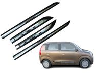 EKAIVA Half Chrome car Door Side Beading for Wagon r All Models (Universal fit) 4 pcs Set