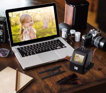 KODAK Mini Digital Film & Slide Scanner – 22MP JPEG, 2.4" LCD, Easy Load