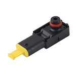 BOROCO Car Pressure Sensor,Black Car Brake Booster Pressure Sensor 5Q0 906 207 Replacement for A1 A3 A5 A6 A7 A8 Q2