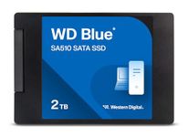 Western Digital 2TB WD Blue SA510 SATA Internal Solid State Drive SSD - SATA III 6 Gb/s, 2.5"/7mm, Up to 560 MB/s - WDS200T3B0A