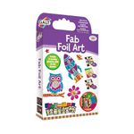 Galt Fab Foil Art - Creative Craft Kits for Kids and Childrens Fun Foil Art Activity Set for Girls and Boys - Includes Guide Book, 25 Colourful Foil Sheets and 8 Sparkly Pictures - Age 6 Years Plus