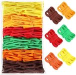 600 PCS Loom Loops Potholder Kit Weaving Loom Kit Potholder Loom Loops Weaving Crafts for Kids & Adults Potholder Loops Crafts for Home Classroom Autumn Fall DIY Gift Supplies Make 16 Potholders