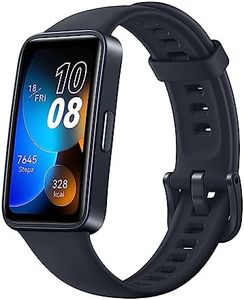 HUAWEI Band 8 Fitness Watch - Ultra Thin Smart Band design with Up to 2 Weeks Battery Life Activity Trackers Compatible with Android & iOS with Full Health Management & Sleep Tracking -Midnight Black