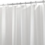 iDesign 3.0 Liner Shower Curtain, Made of Mould-Free PEVA, Frost, 180 x 200 cm