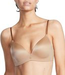 Victoria's Secret So Obsessed Wireless Push Up Bra, Padded, Plunge Neckline, Smoothing, Bras for Women, Beige (38D)