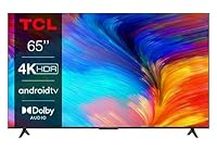 TCL 65P639K 65-inch 4K Smart TV, Ultra HD, Powered by Android Bezeless design (Freeview Play, Game Master, Dolby Audio, HDR 10 compatible with Google assistant & Alexa)